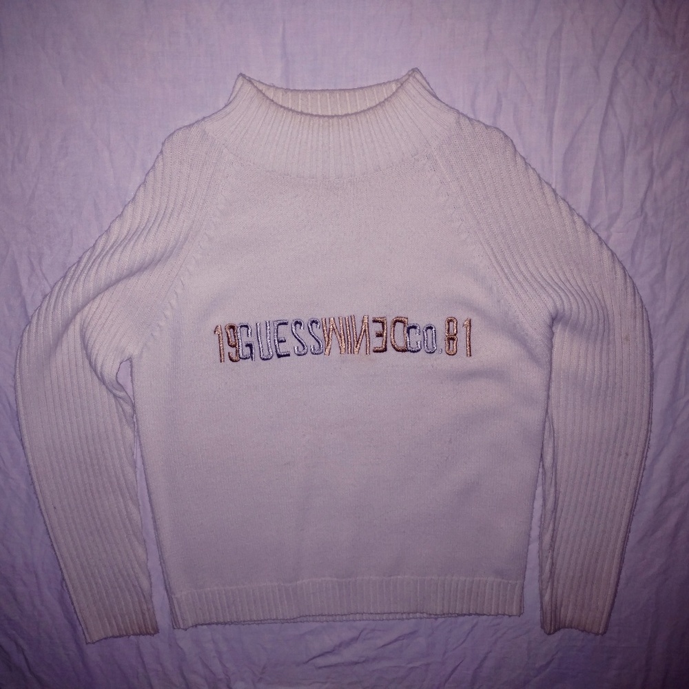 Guess Denim Co Knit Sweater L/G